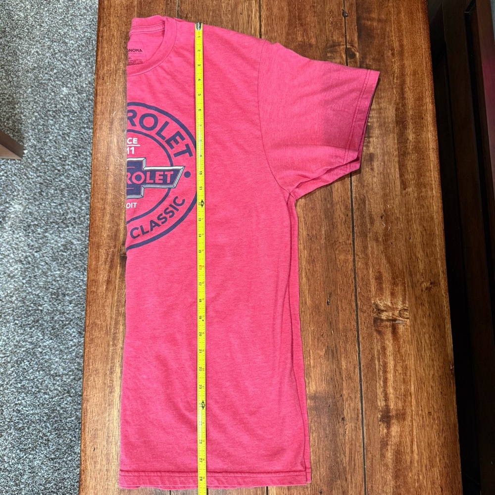 Sonoma Pink Chevrolet T-Shirt Size XL - Picture 6 of 6
